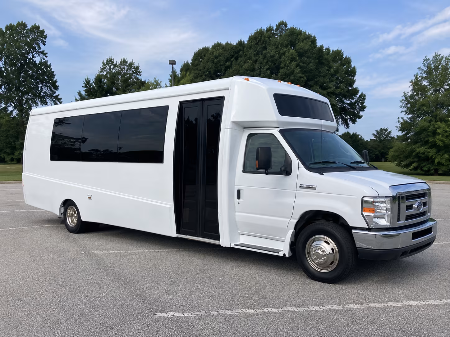 ames 18 passenger party bus