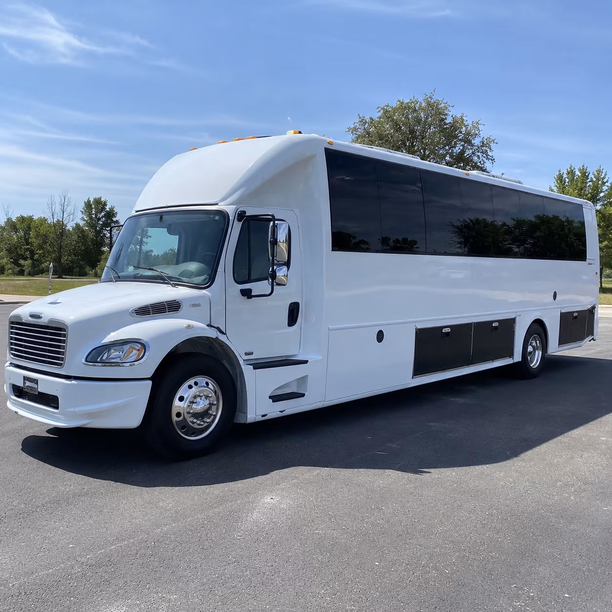 ames 40 passenger party bus