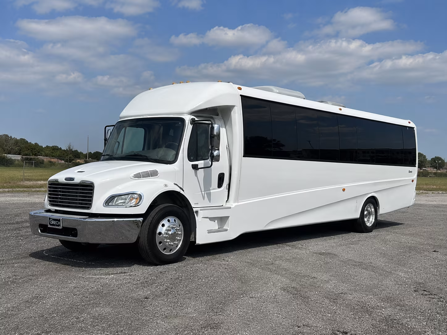ames 50 passenger party bus