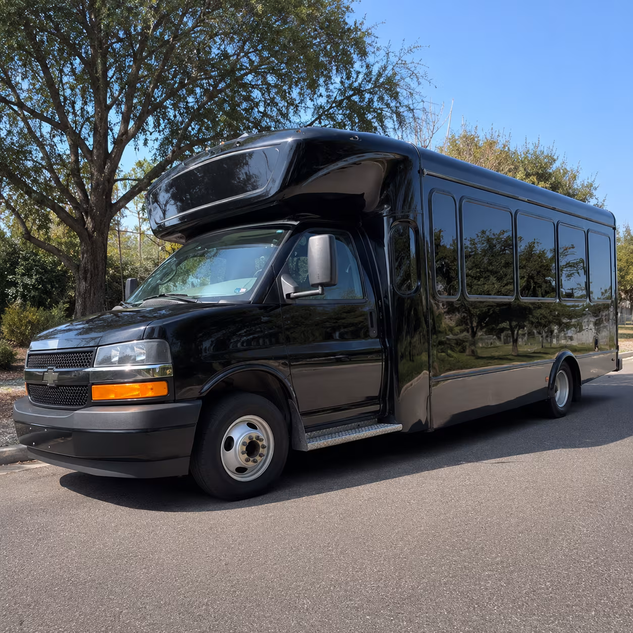 ames party bus booking step 1