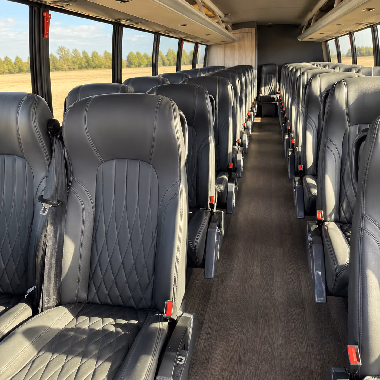 ames wedding transportation onboard seating