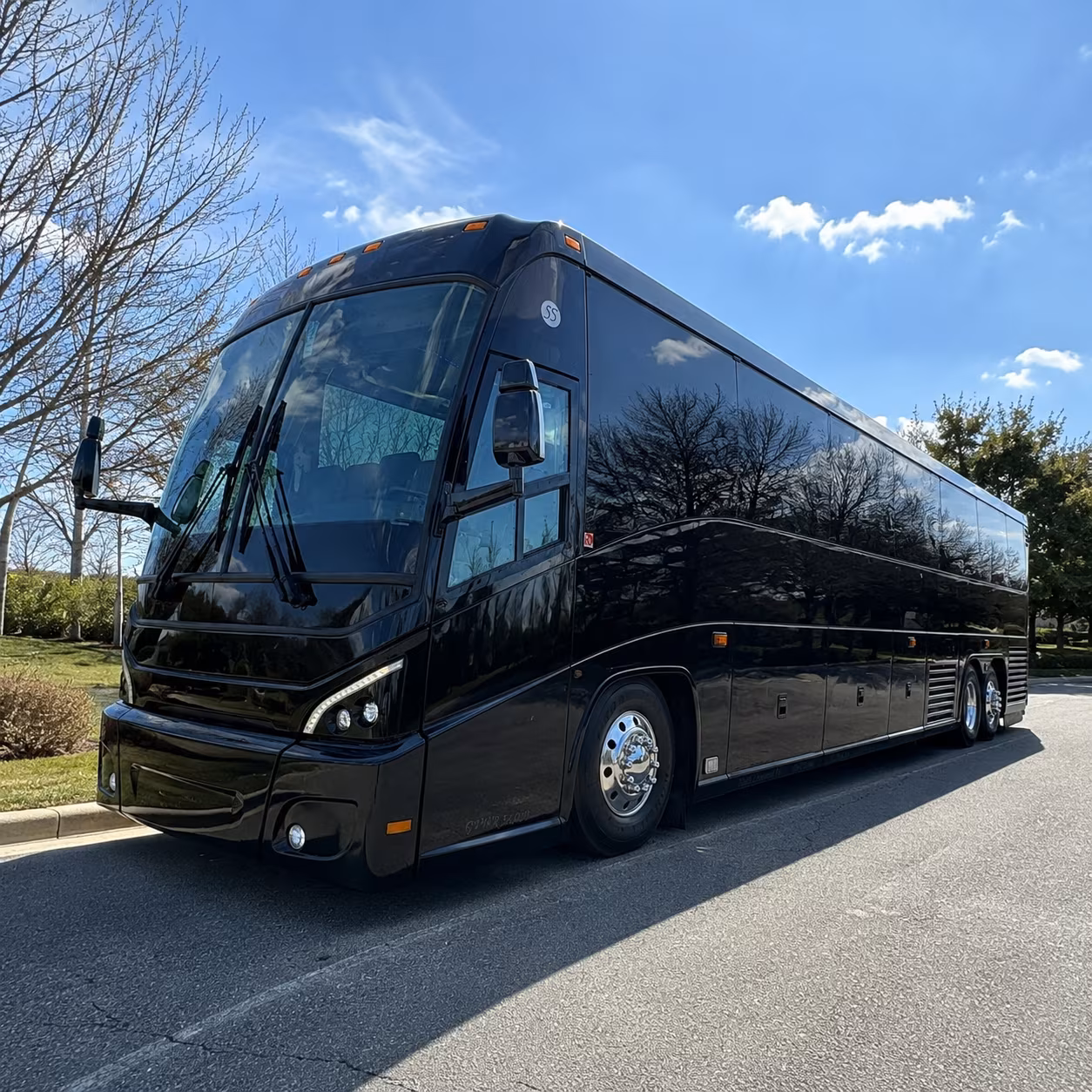 get a charter bus for farm progress show and major ames area events